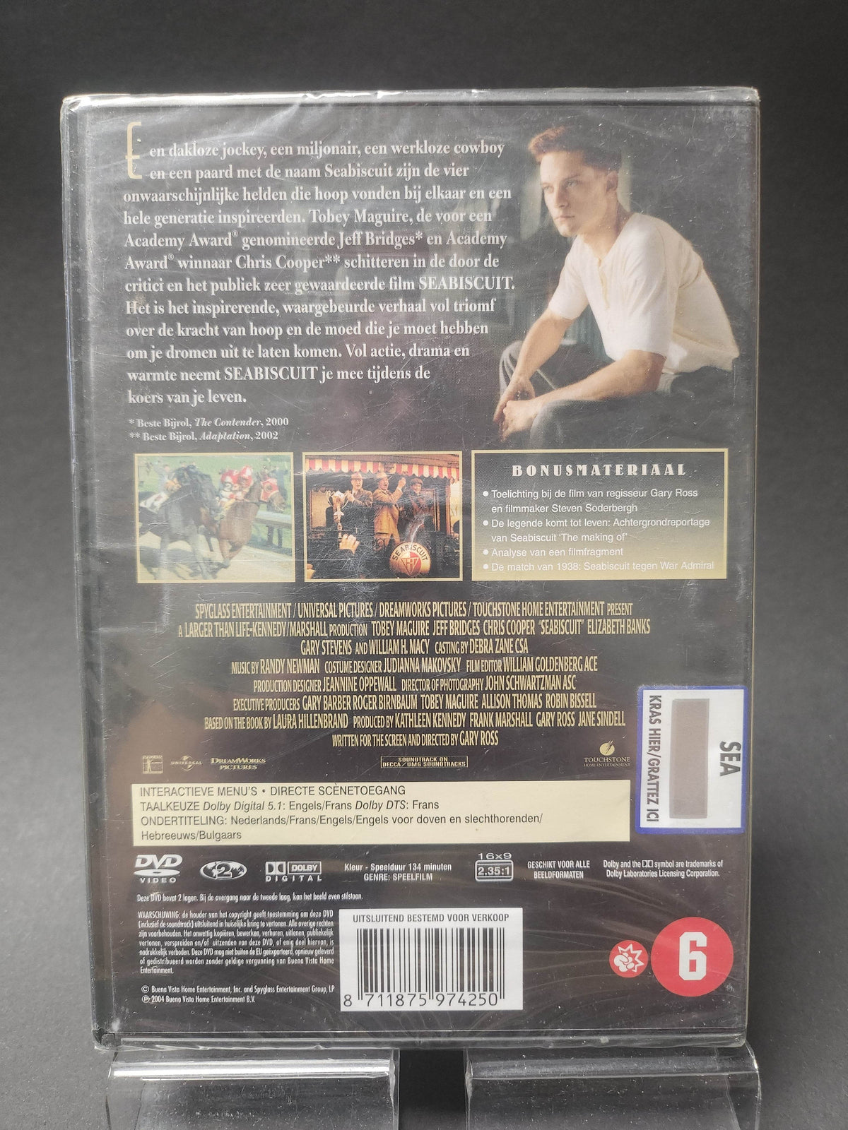 Seabiscuit geseald DVD - Feniks Gameshop
