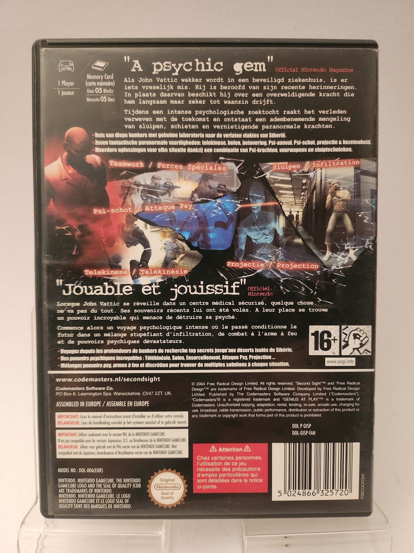 Second Sight Nintendo Gamecube - Nintendo Gamecube Games