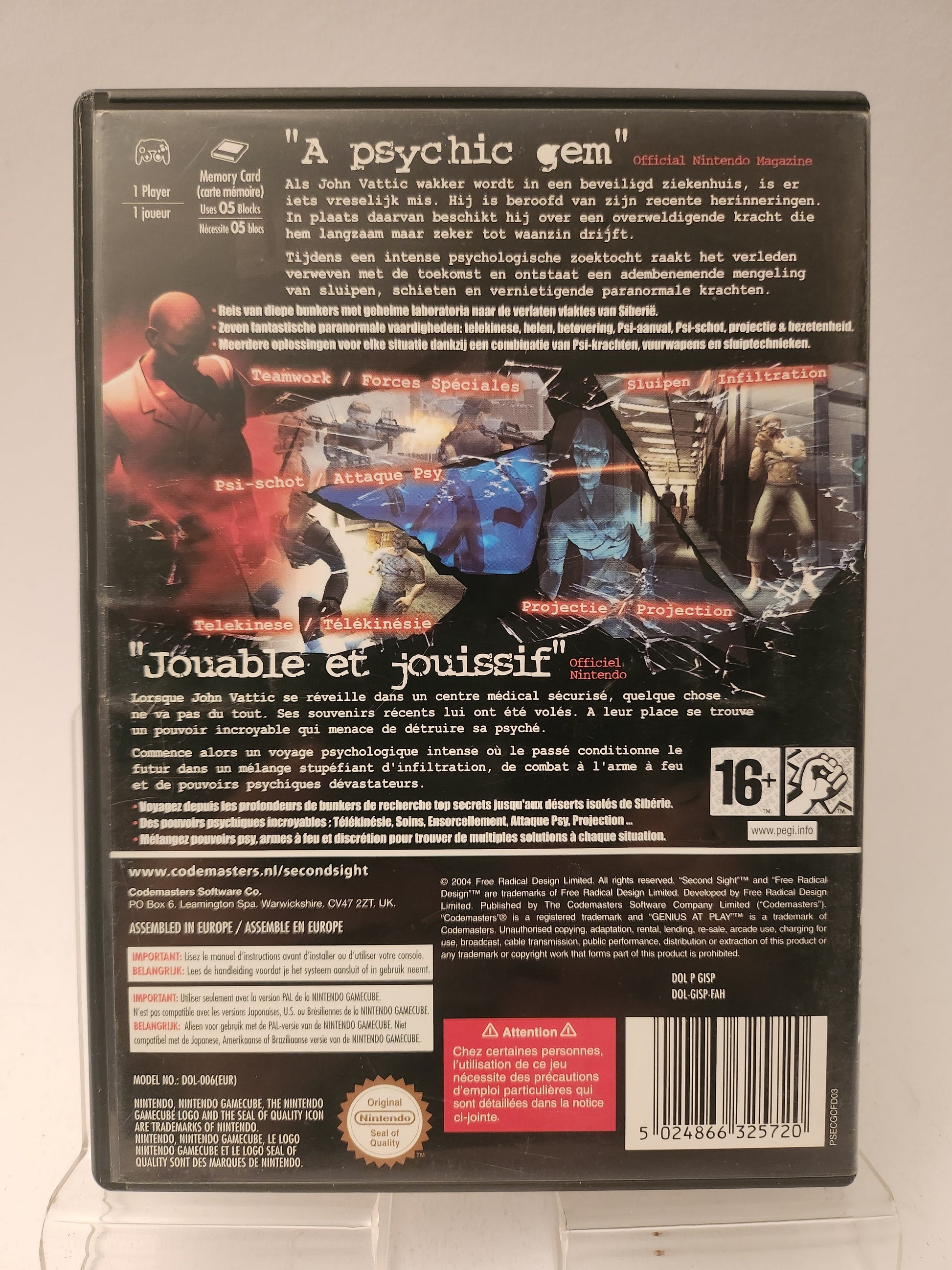 Second Sight Nintendo Gamecube - Nintendo Gamecube Games