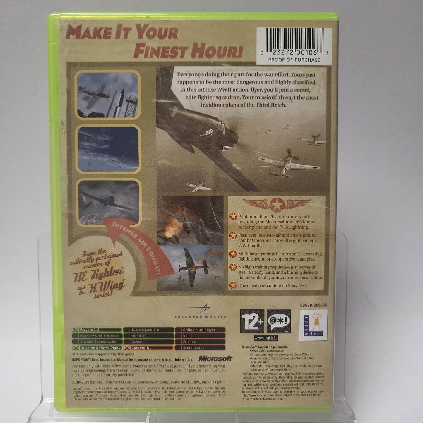 Secret Weapons over Normandy Xbox Original - Feniks Gameshop