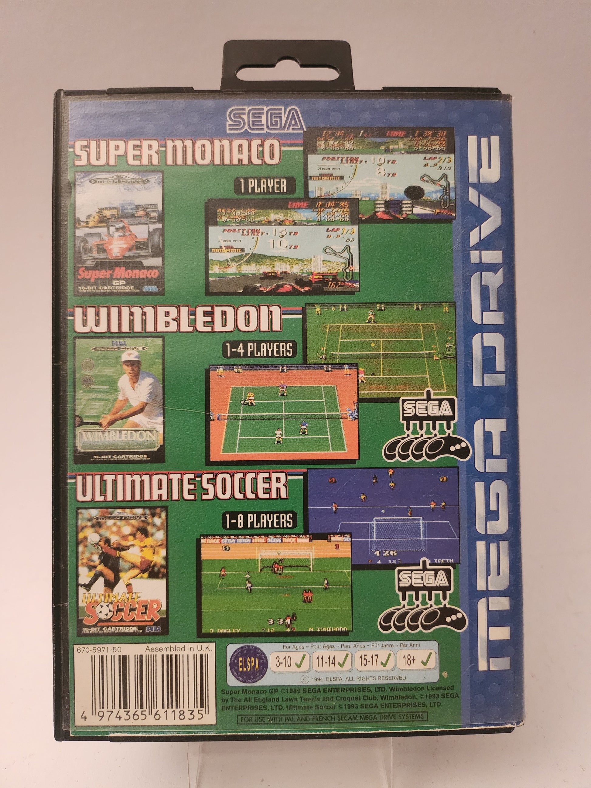 SEGA Sports 1 Sega Mega Drive - Sega Games