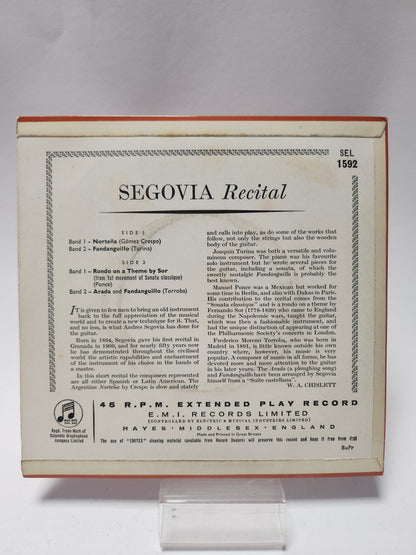 Segovia Recital Single Vinyl - Single Vinyl