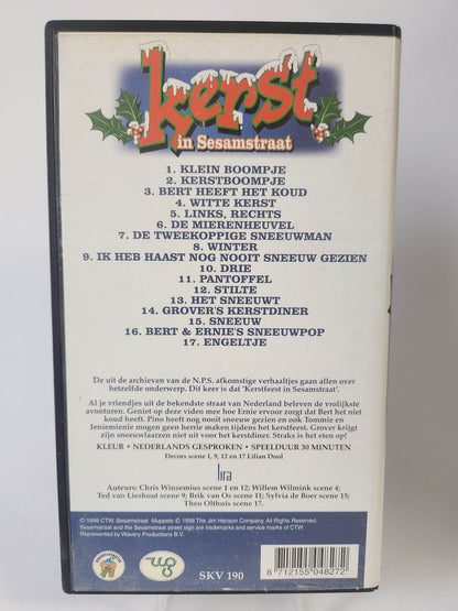 Sesamstraat 10 Kerst VHS Kids - Feniks Gameshop