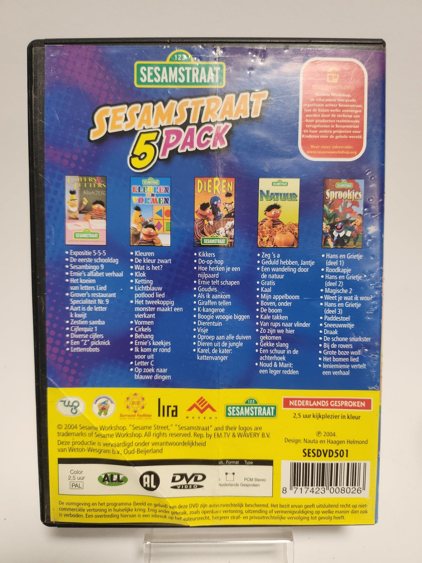Sesamstraat 5 Pack Dvd Kids - Dvd kids
