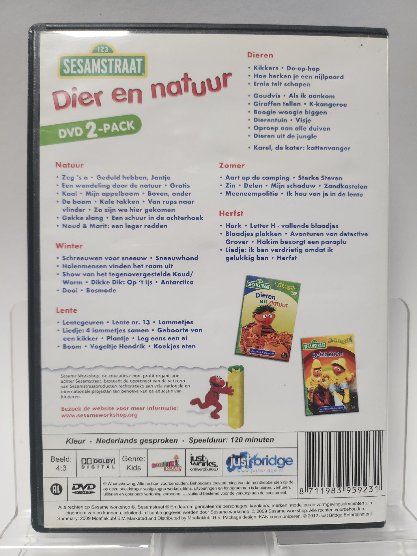 Sesamstraat: Dier en Natuur DVD Kids - Dvd kids