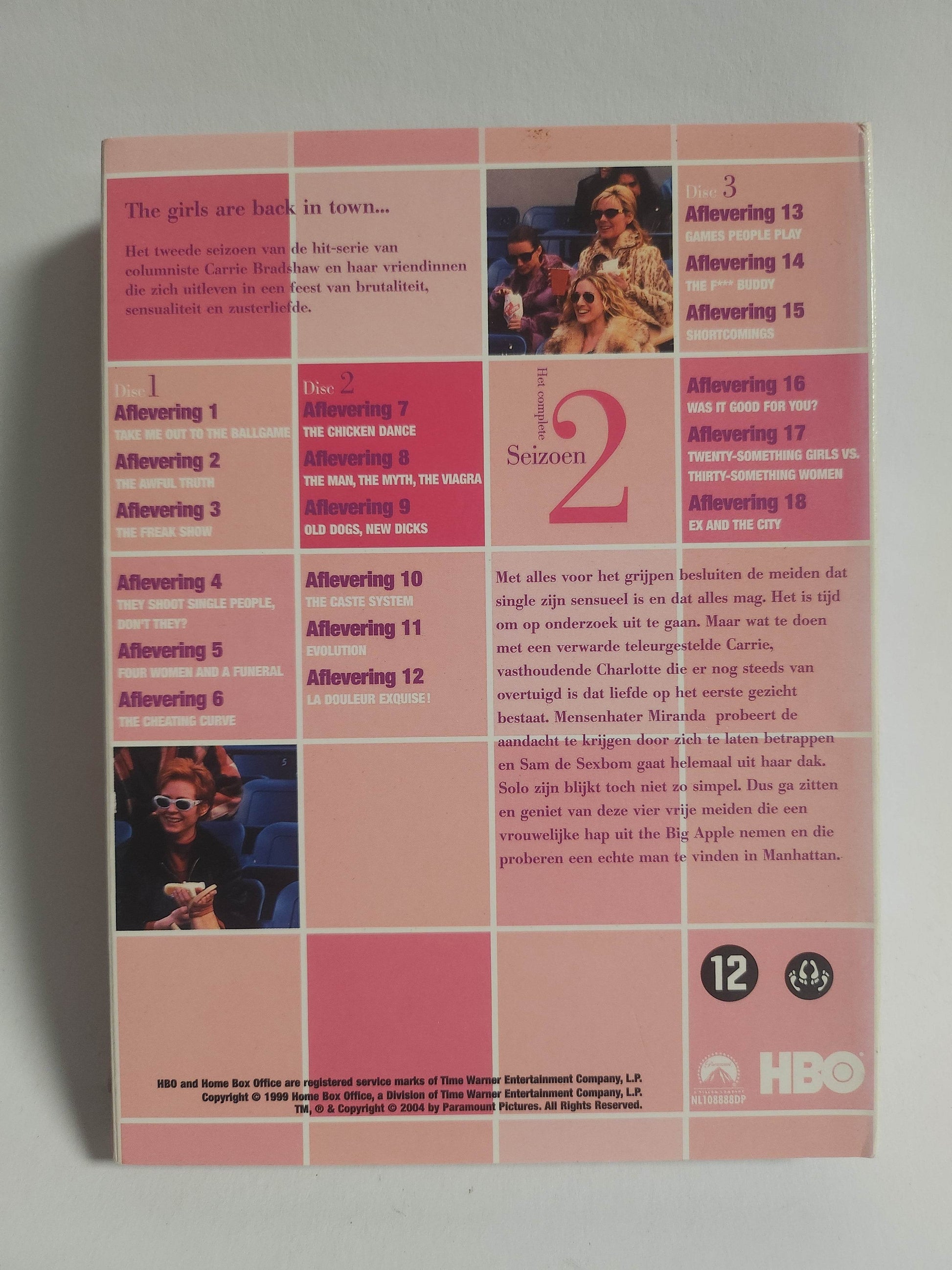 Sex and the City Seizoen 2 Box DVD - Feniks Gameshop