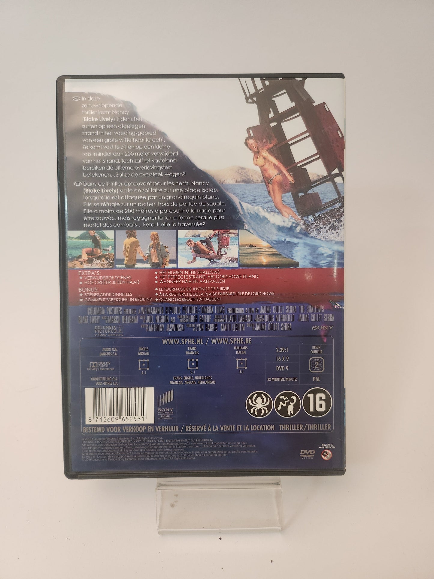 Shallows: Instinct de Survie DVD - Dvd Volwassenen