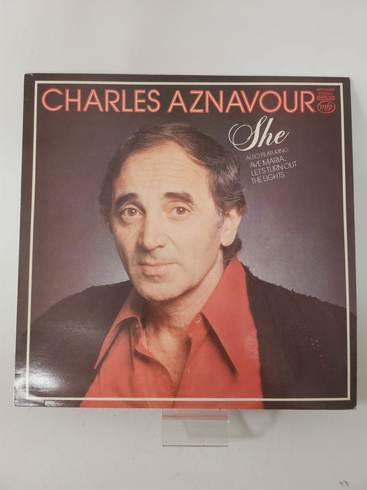 She: Charles Aznavour LP Vinyl - Lp Vinyl