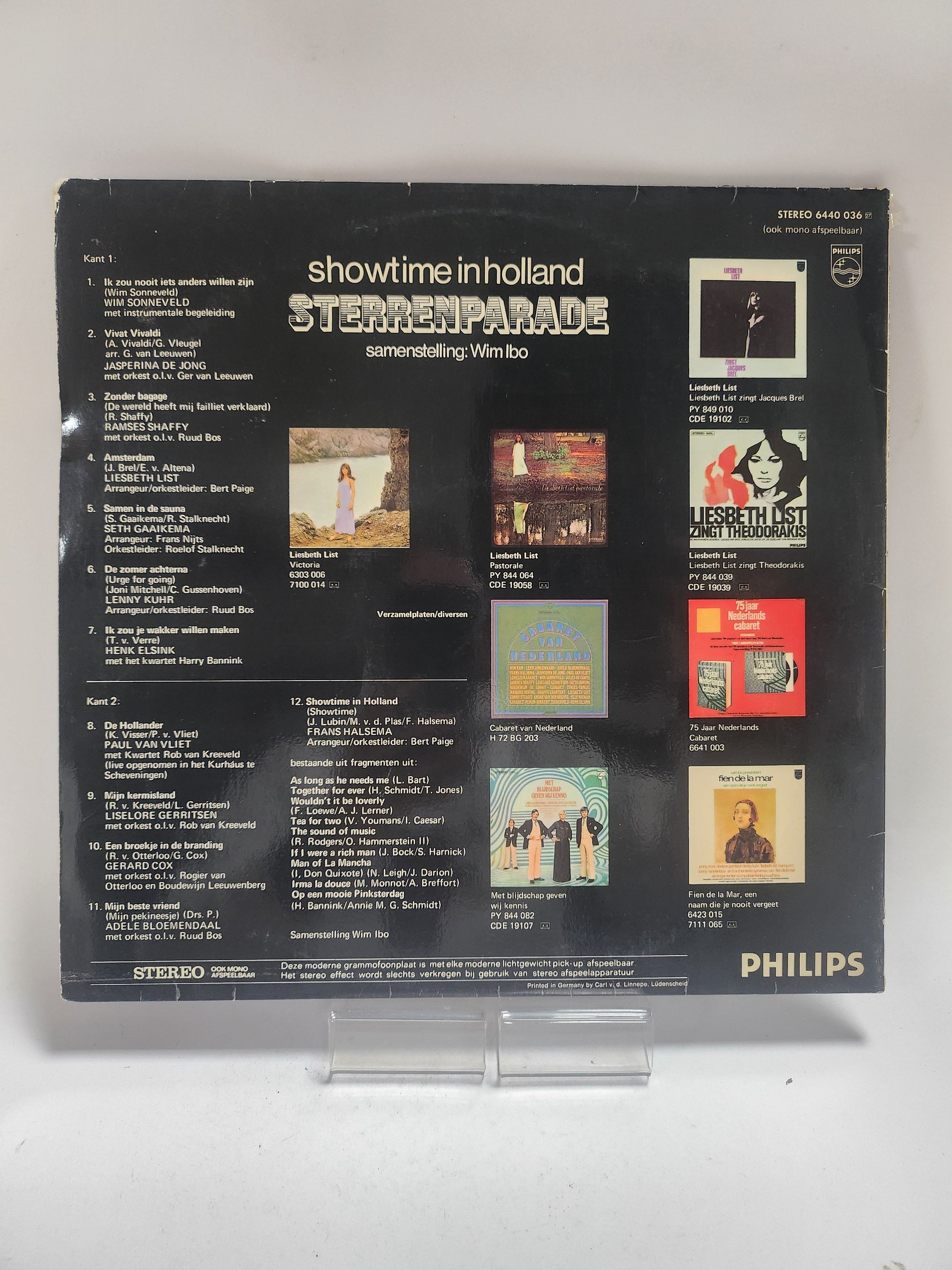 Showtime in Holland: Sterrenparade LP Vinyl - Lp Vinyl