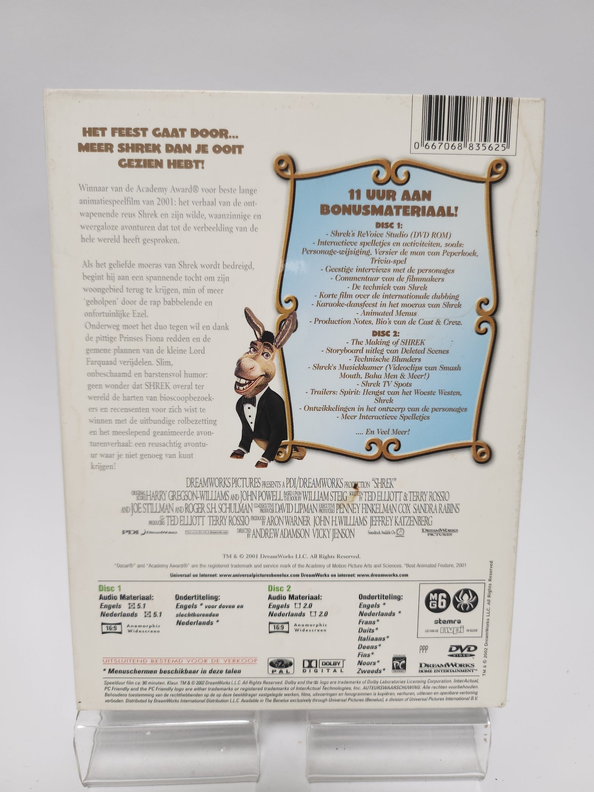 Shrek: 2 Disc Special Edition + Soundtrack DVD Kids - Dvd kids