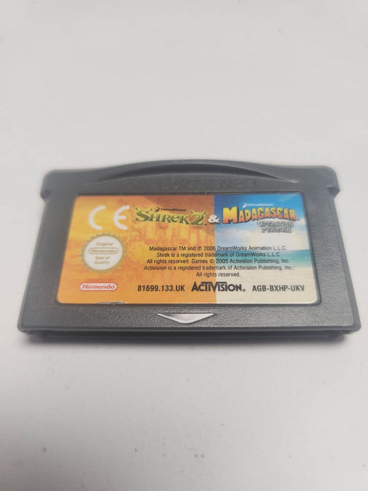 Shrek 2 & Madagascar (Disc Only) Game Boy Advance - Feniks Gameshop