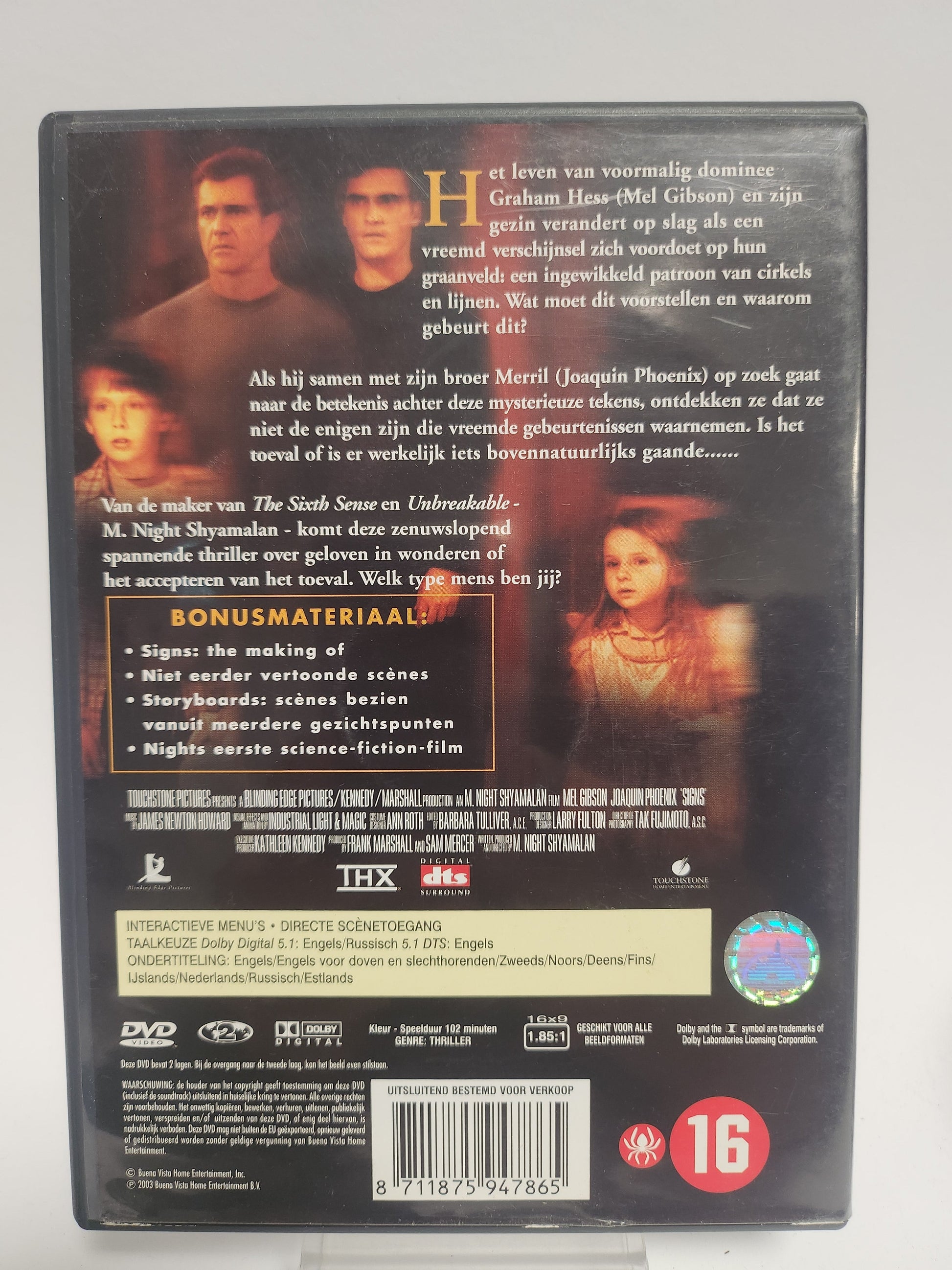 Signs Dvd - Dvd Volwassenen