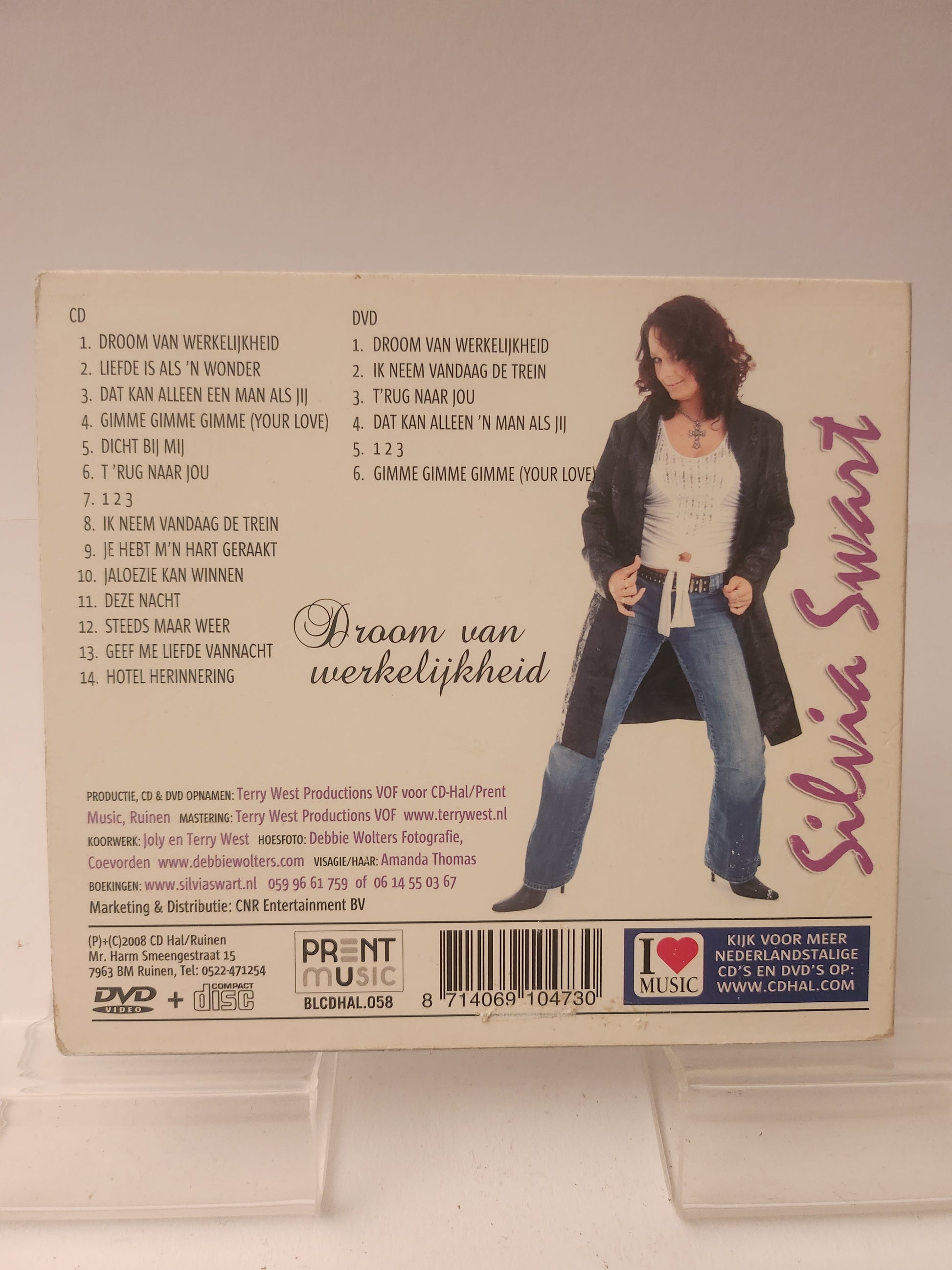 Silvia Swart: Droom van Werkelijkheid CD & Dvd - Cd