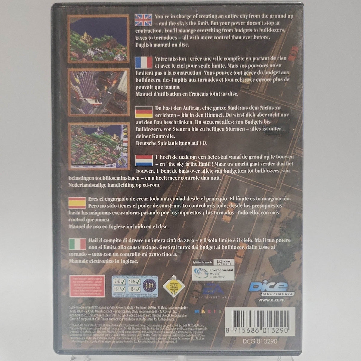 Sim City 3000 (No Book) PC - Feniks Gameshop
