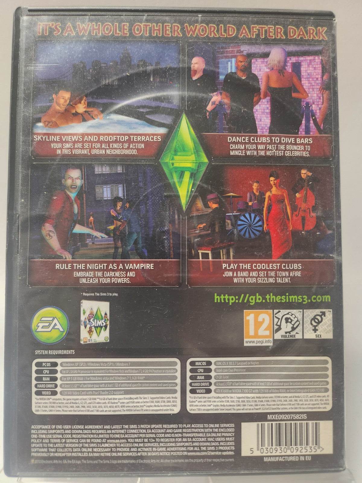 Sims 3 Late Night Uitbreidingspakket PC - Feniks Gameshop