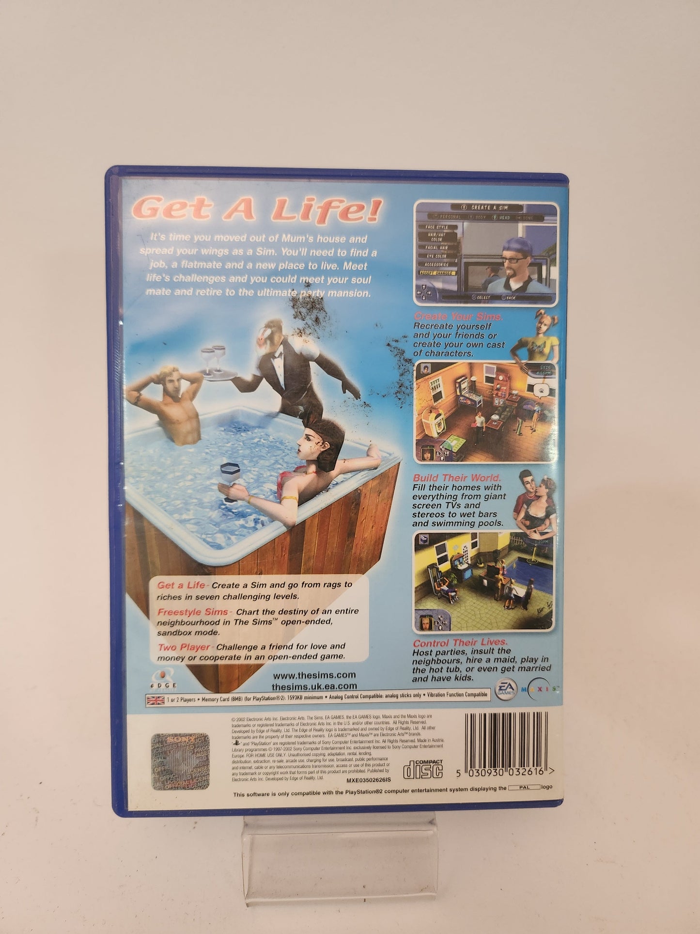 Sims (No Book) PlayStation 2 - Playstation 2 Games