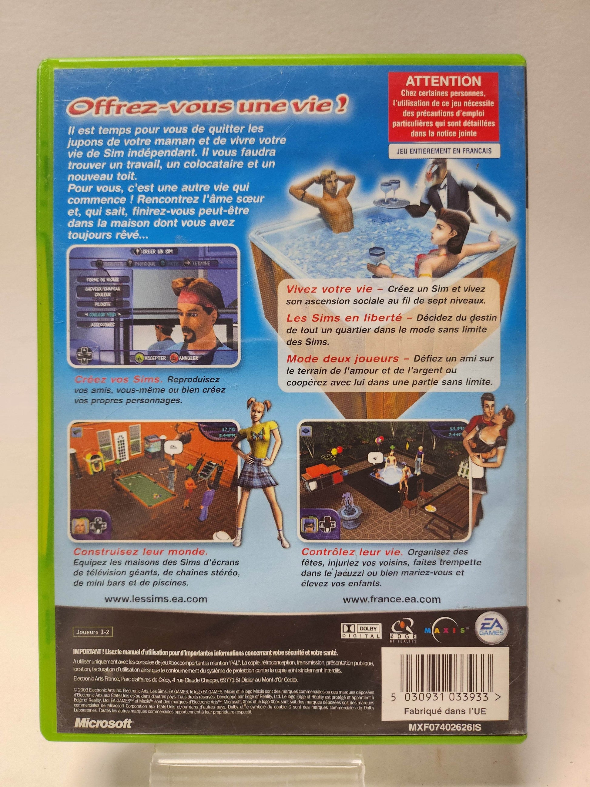 Sims (No Book) Xbox Original - Feniks Gameshop