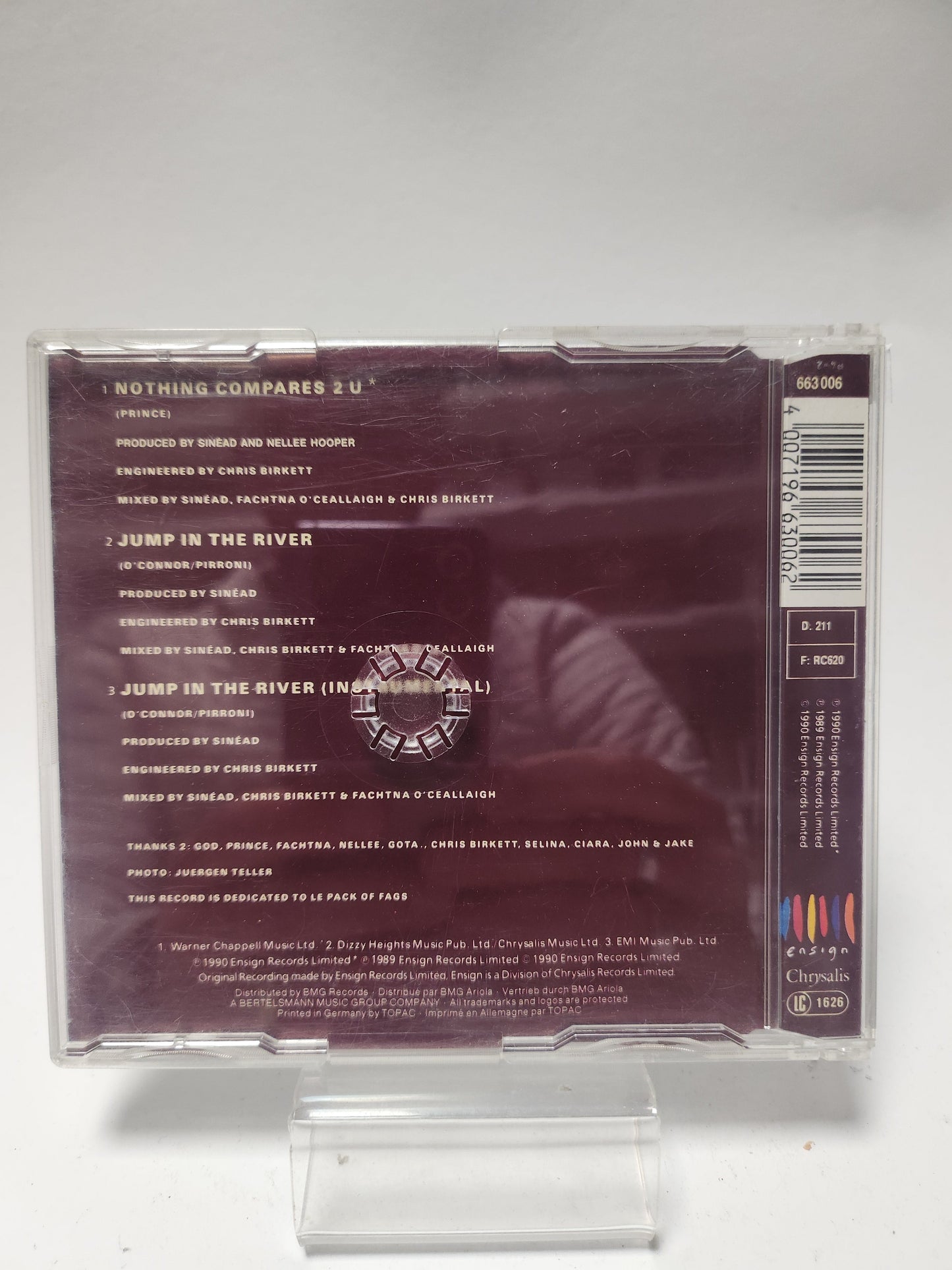 Sinead O’Connor: Nothing Compares 2 U CD Single - CD Single
