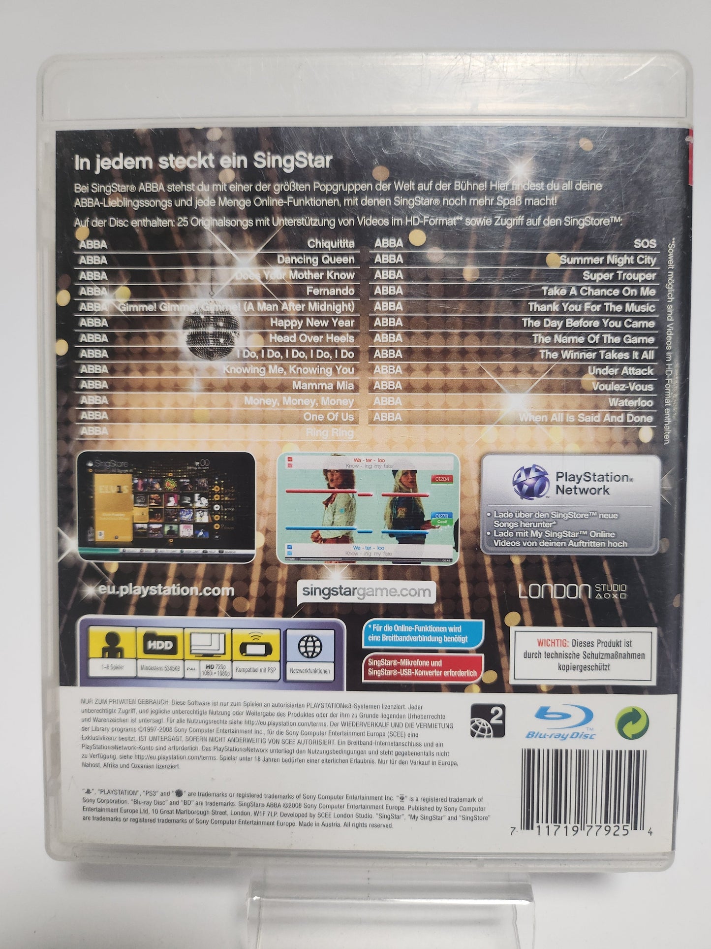 Singstar ABBA (No Book) PlayStation 3 - playstation 3 Games