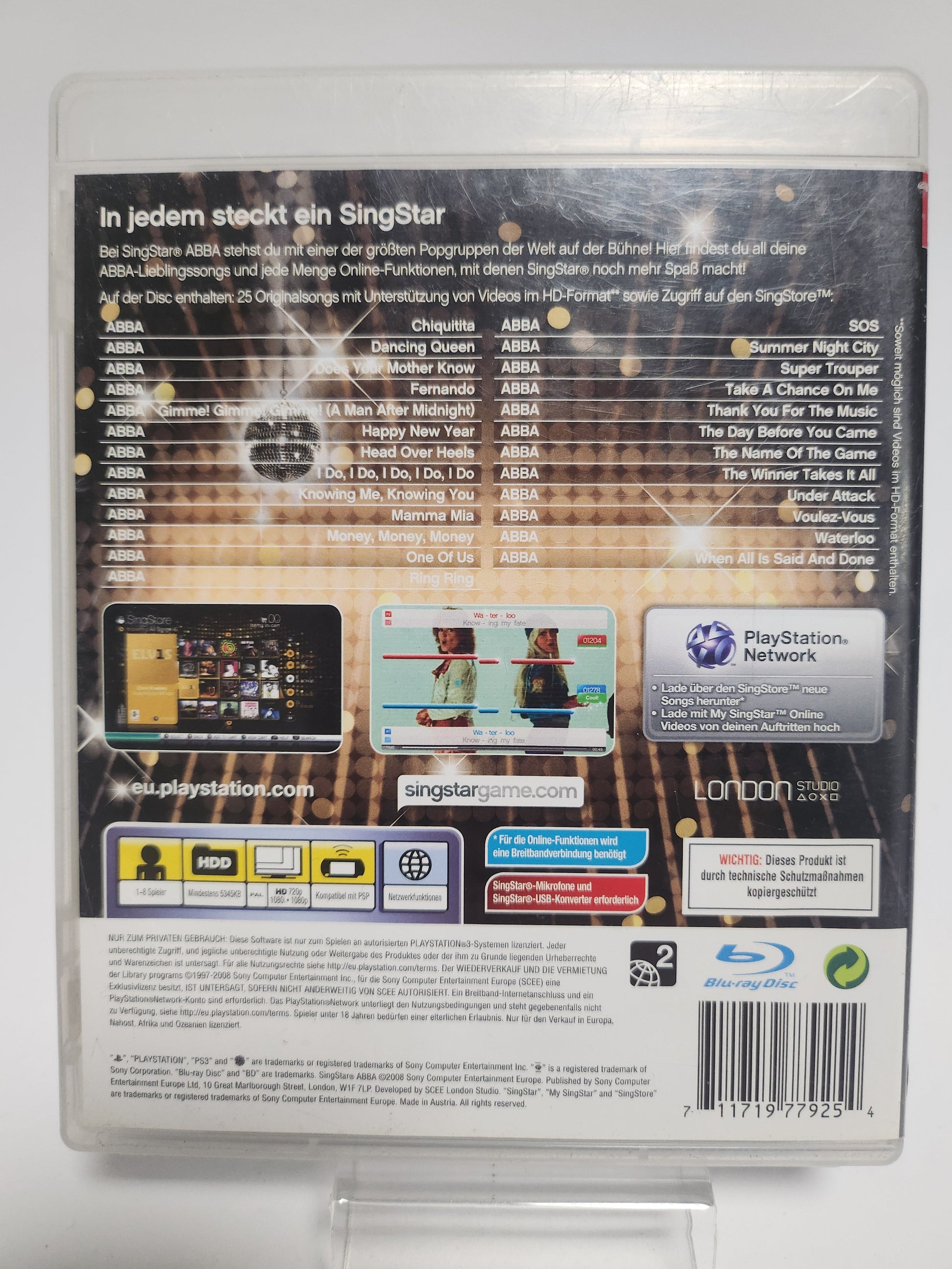 Singstar ABBA (No Book) PlayStation 3 - playstation 3 Games