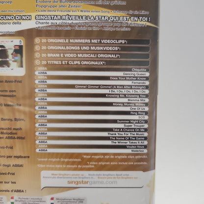 Singstar ABBA Playstation 2 - Feniks Gameshop