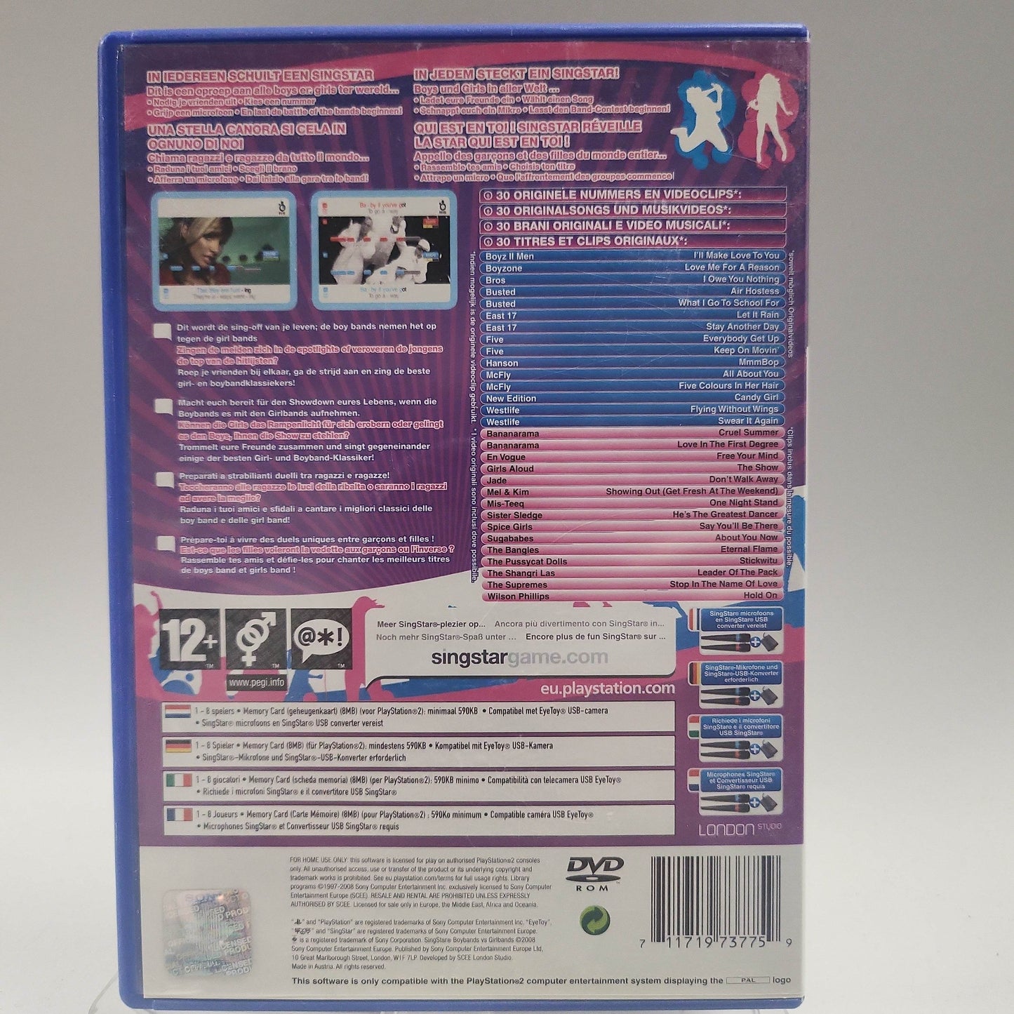 Singstar Boybands vs Girlbands Playstation 2 - Feniks Gameshop