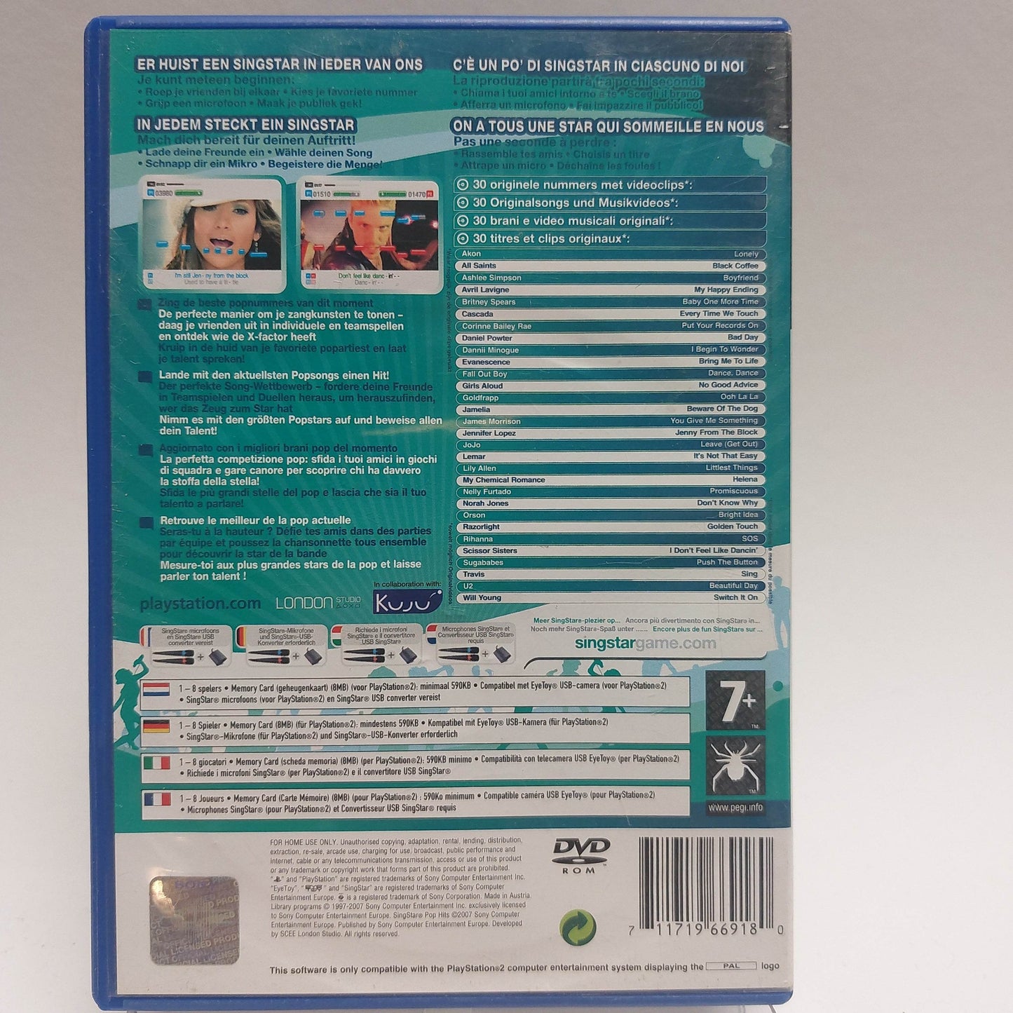 Singstar Pop Hits Playstation 2 - Feniks Gameshop