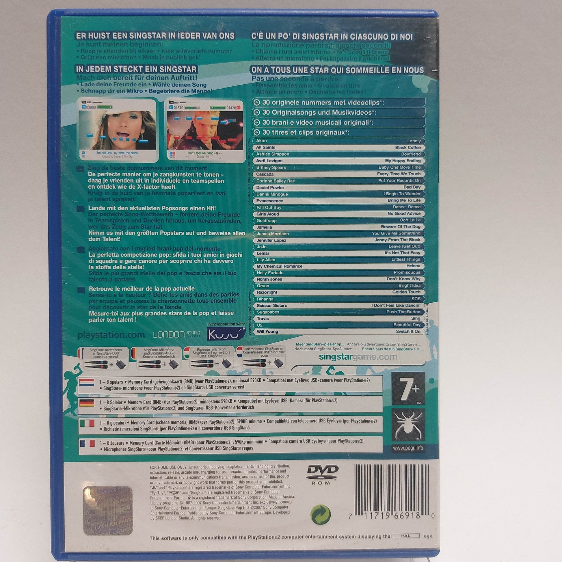 Singstar Pop Hits Playstation 2 - Feniks Gameshop