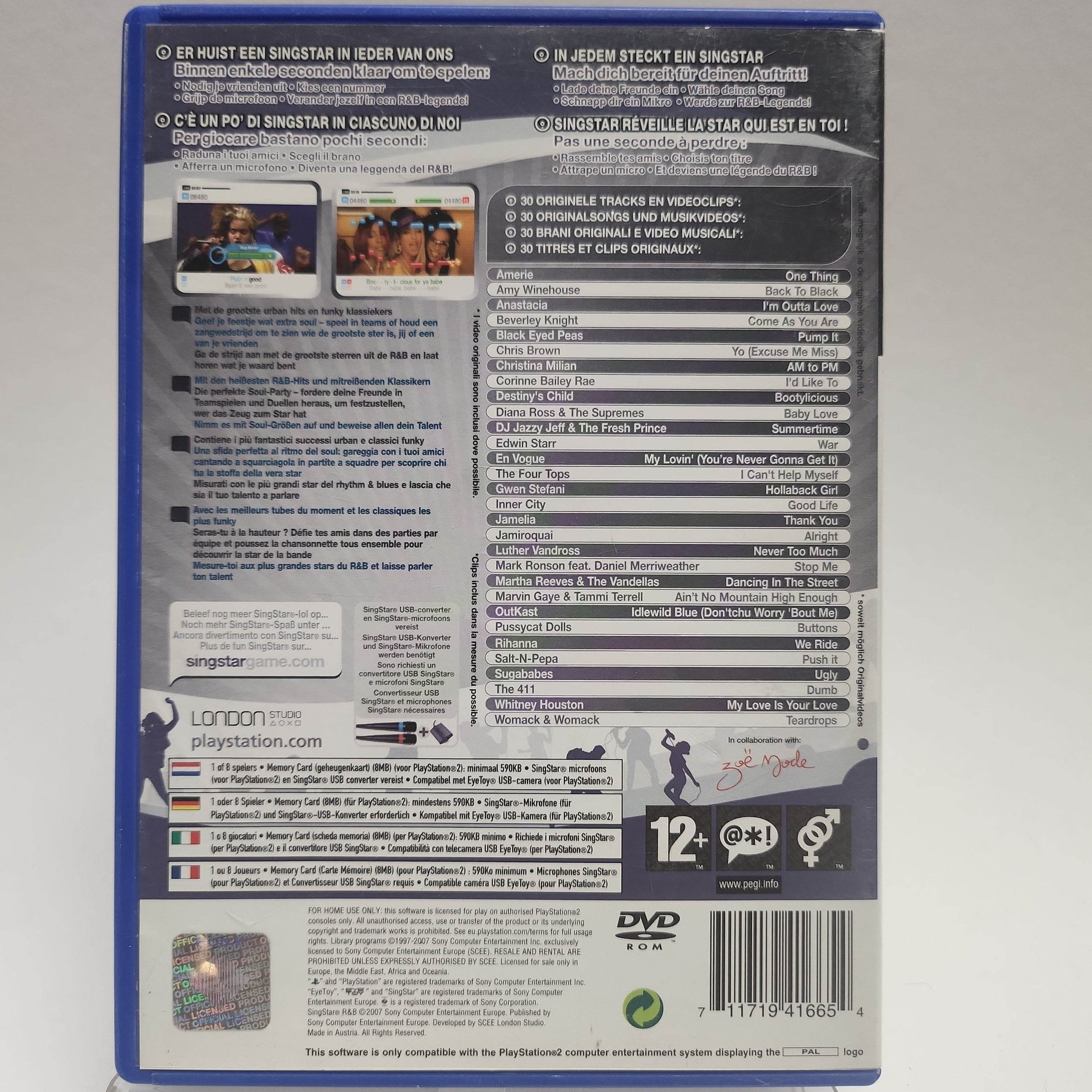 Singstar R&B Playstation 2 - Feniks Gameshop