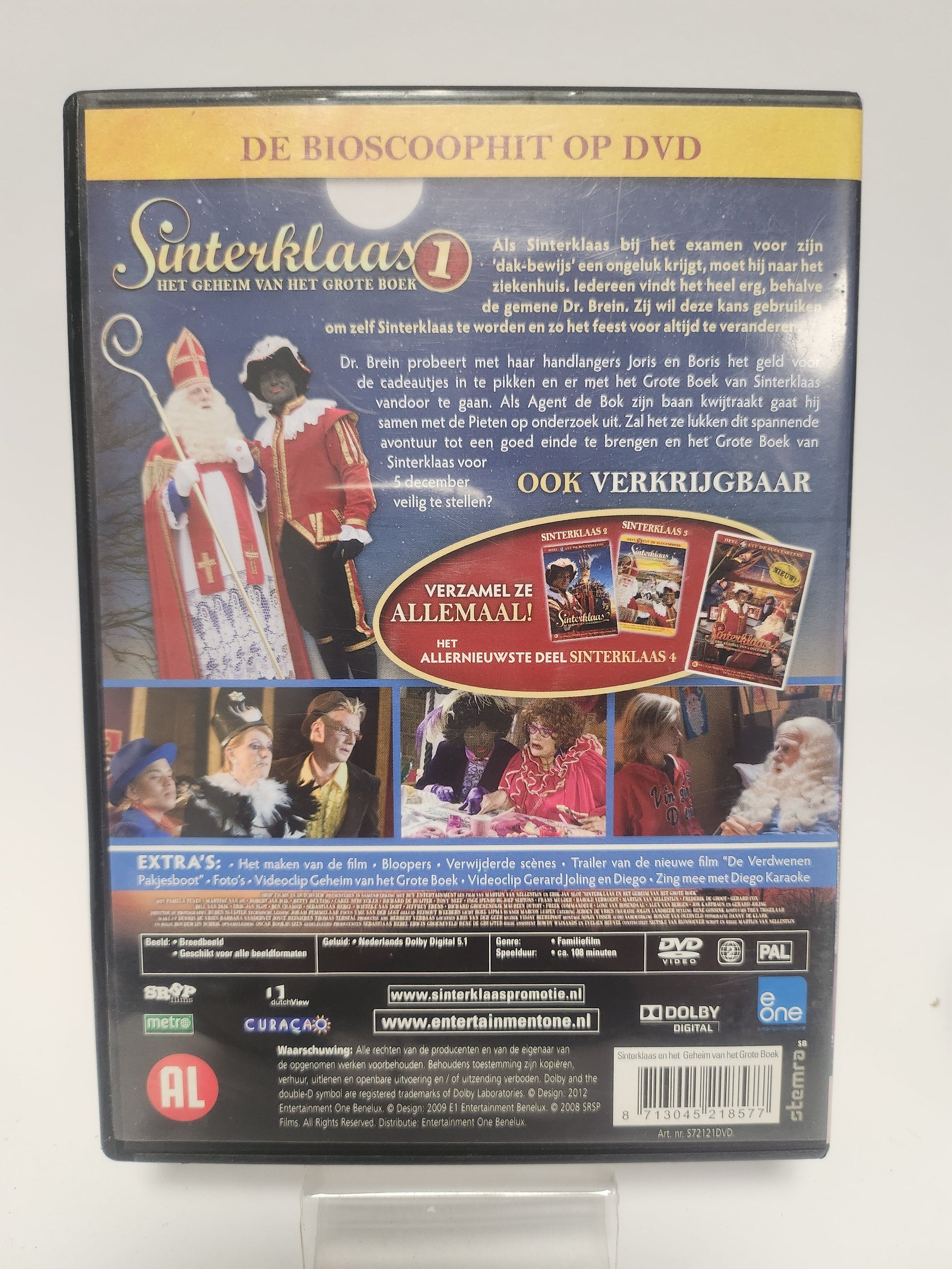 Sinterklaas Deel 1: Het Geheim van het Grote Boek DVD Kids - Dvd kids