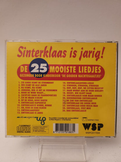 Sinterklaas is Jarig: de 25 Mooiste Liedjes CD - Cd