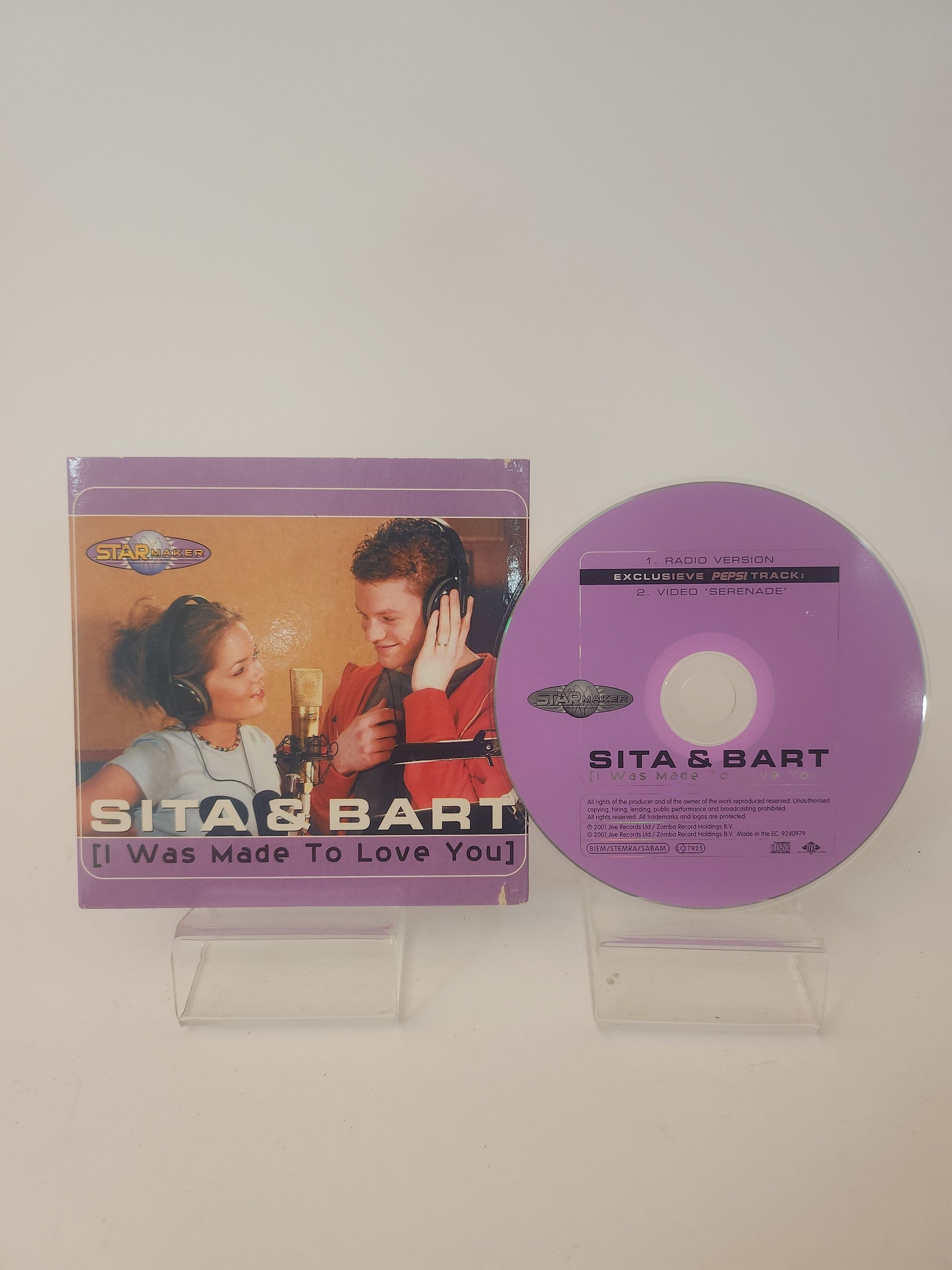 Sita & Bart: I was Made to Love You CD Single - CD Single