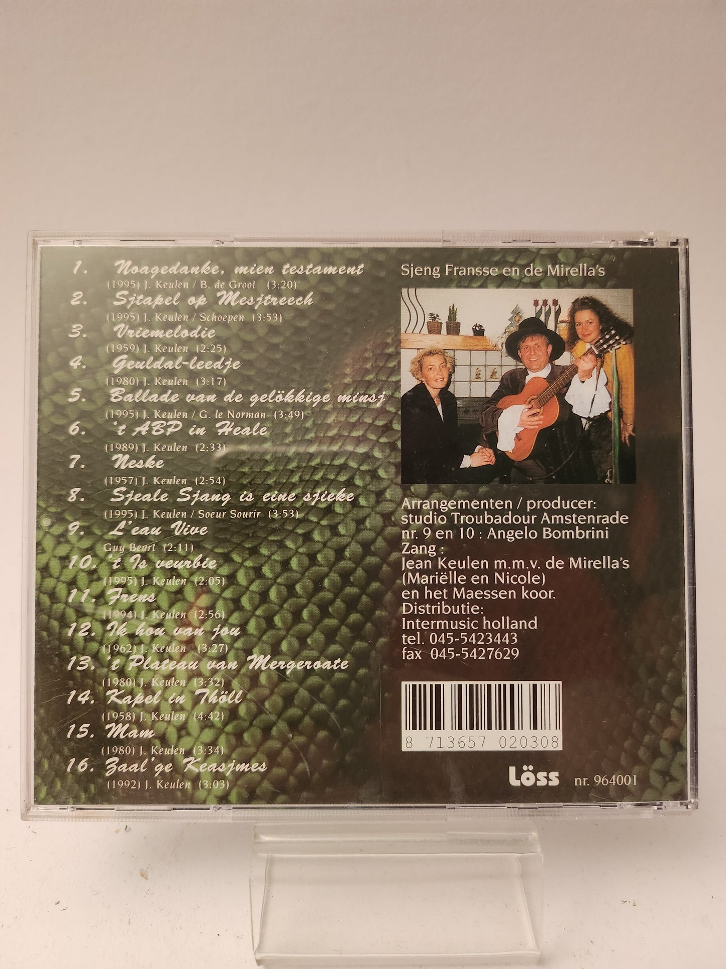 Sjeng Fransse: Minsjtreel CD - Cd