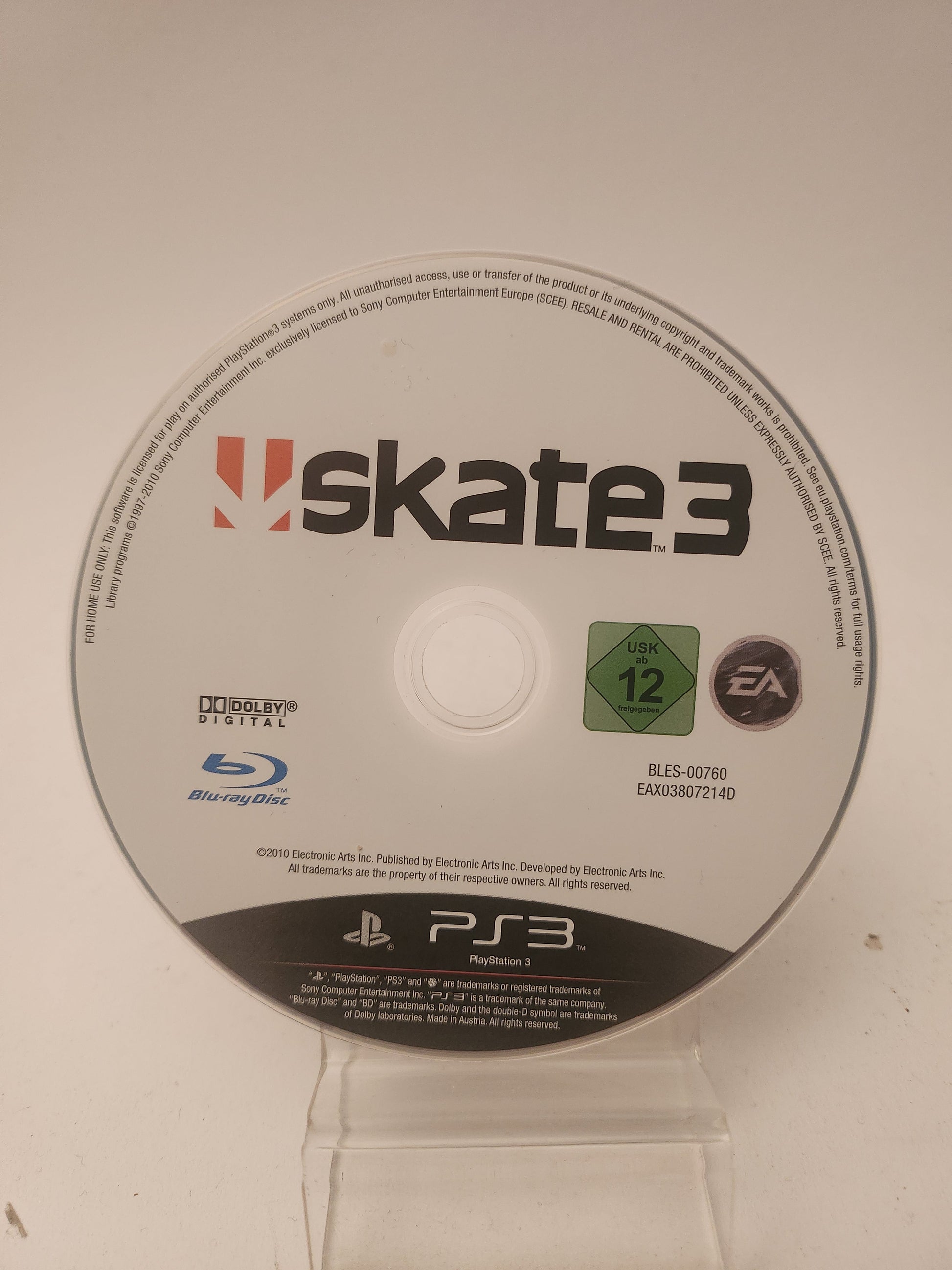 Skate 3 (Disc Only) PlayStation 3 - playstation 3 Games