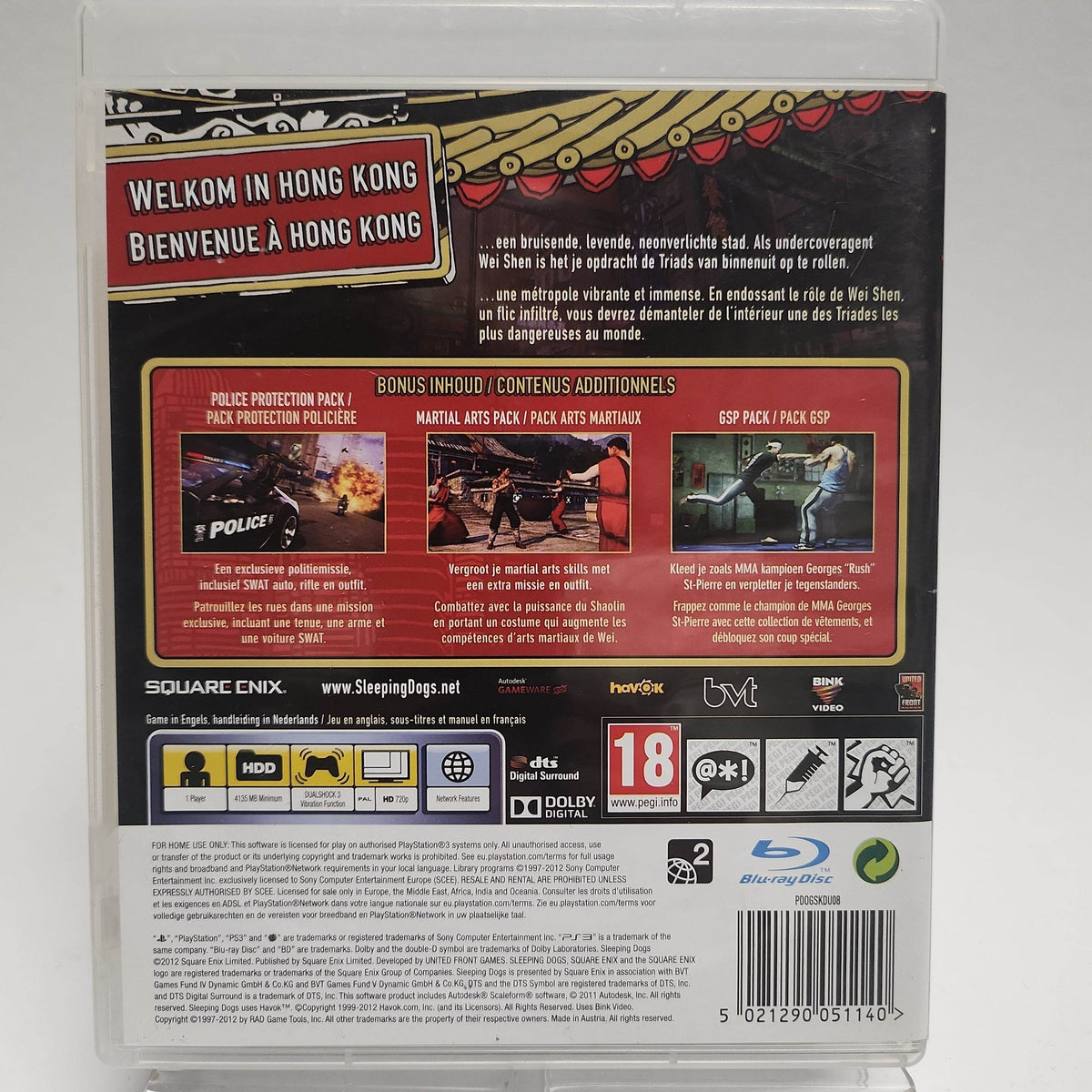 Sleeping Dogs Benelux Edition Playstation 3 - Feniks Gameshop