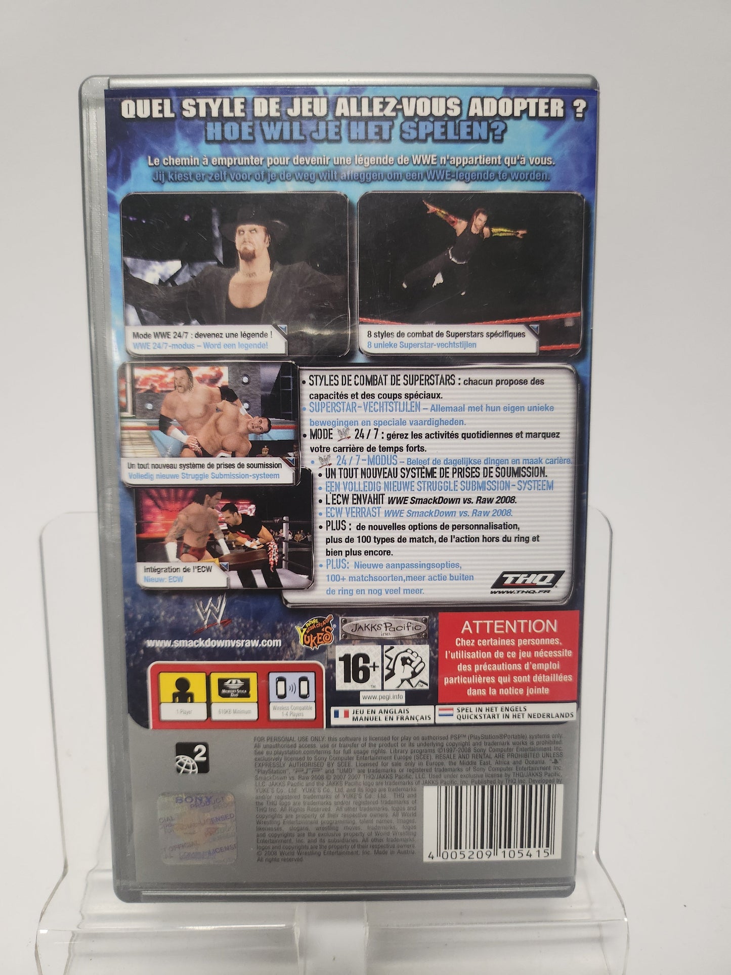 Smackdown vs Raw 2008 Featuring ECW Platinum PSP - Playstation Portable Games