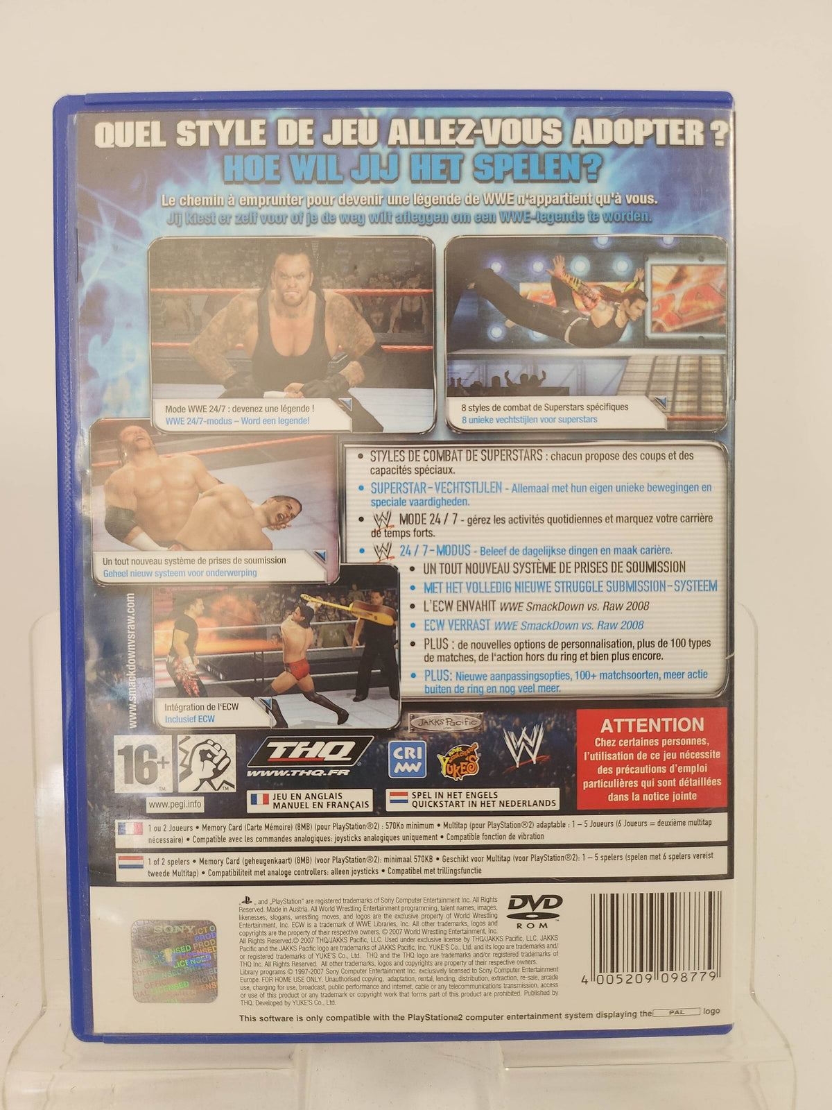 Smackdown vs Raw 2008 Featuring ECW PS2 - Feniks Gameshop