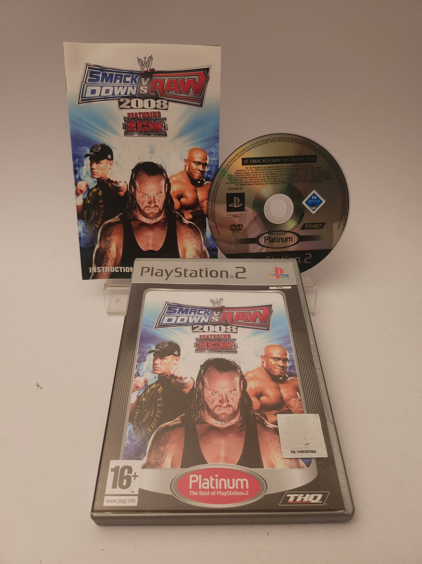 Smackdown vs Raw 2008 Platinum Edition Playstation 2 - Playstation 2 Games