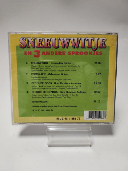 Sneeuwwitje en 3 Andere Sprookjes CD - Cd