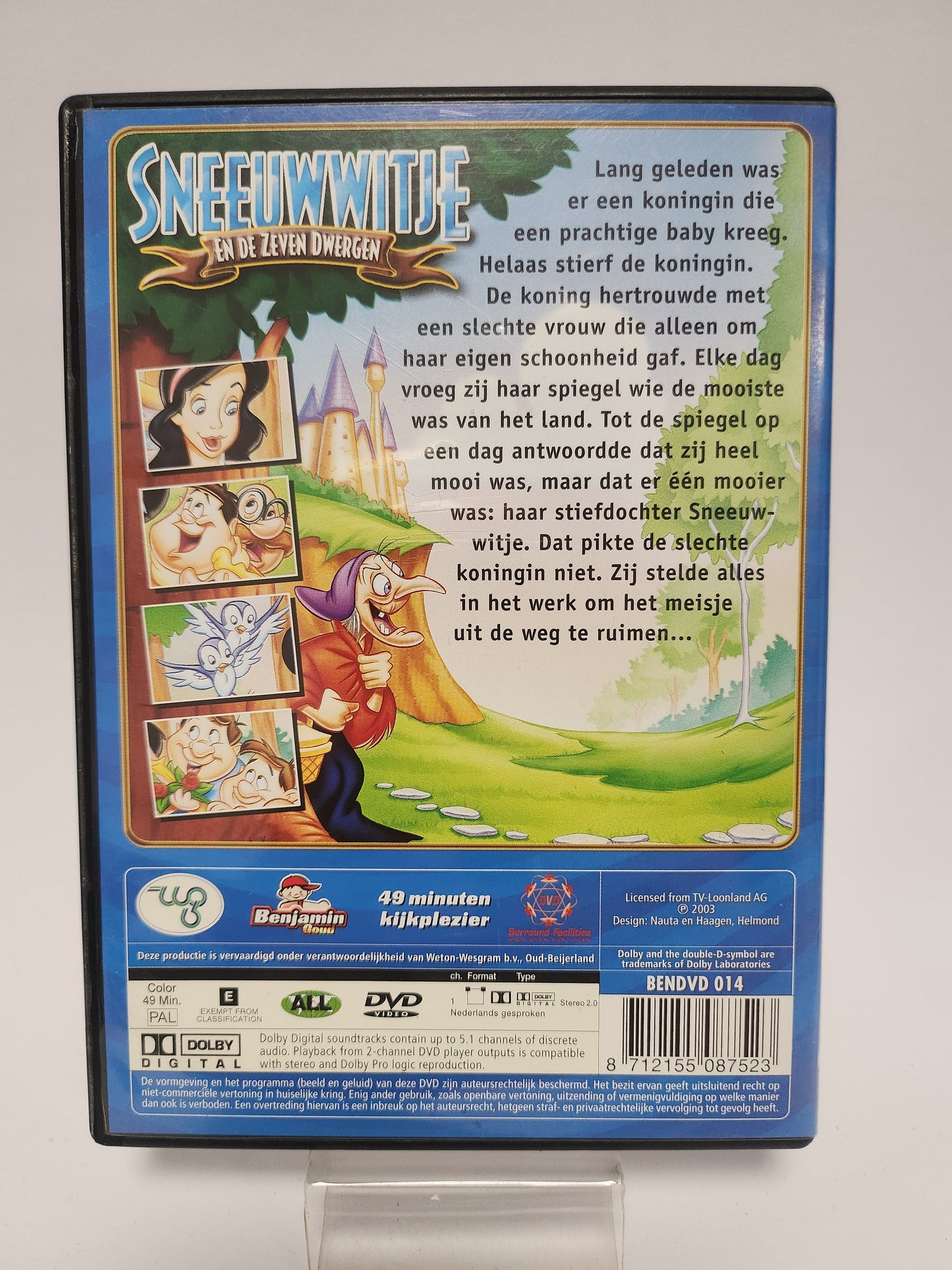 Sneeuwwitje en de Zeven Dwergen DVD Kids - Dvd kids