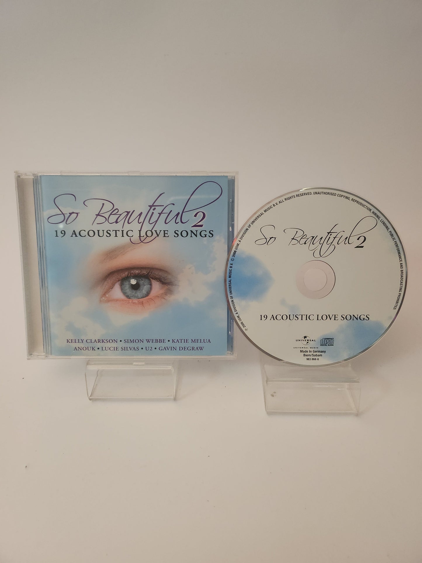 So Beautiful 2: 19 Acoustic Love Songs CD - Cd