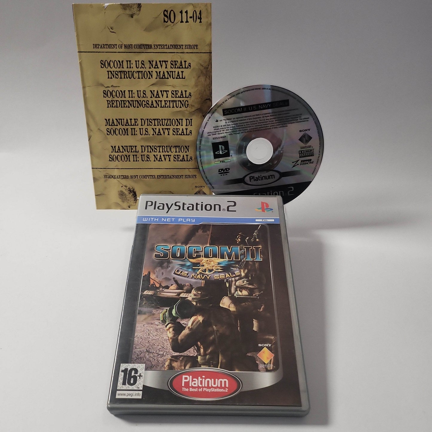 Socom II US Navy Seals Platinum Edition Playstation 2 - Feniks Gameshop