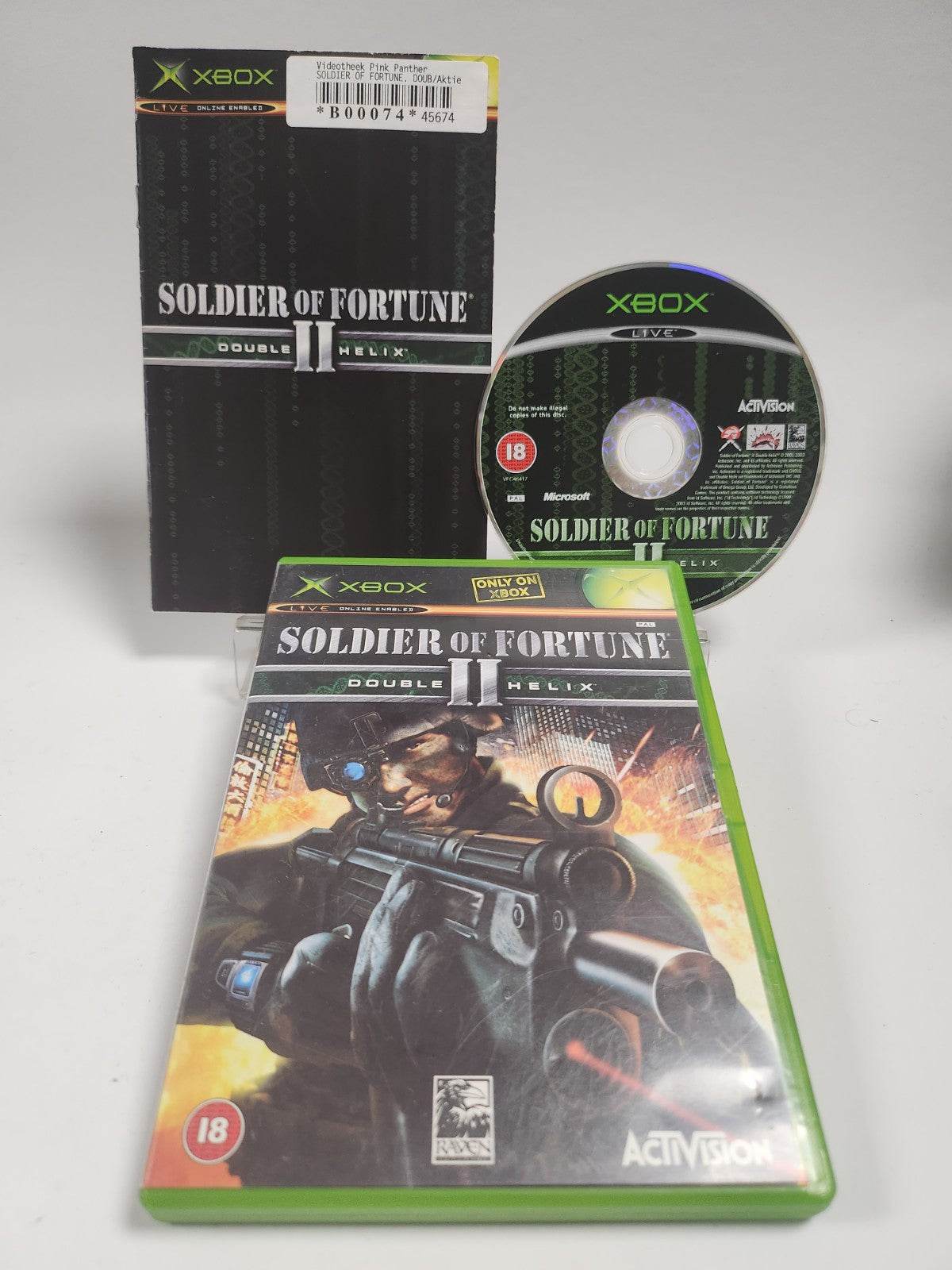 Soldier of Fortune II Double Helix Xbox Original - Feniks Gameshop
