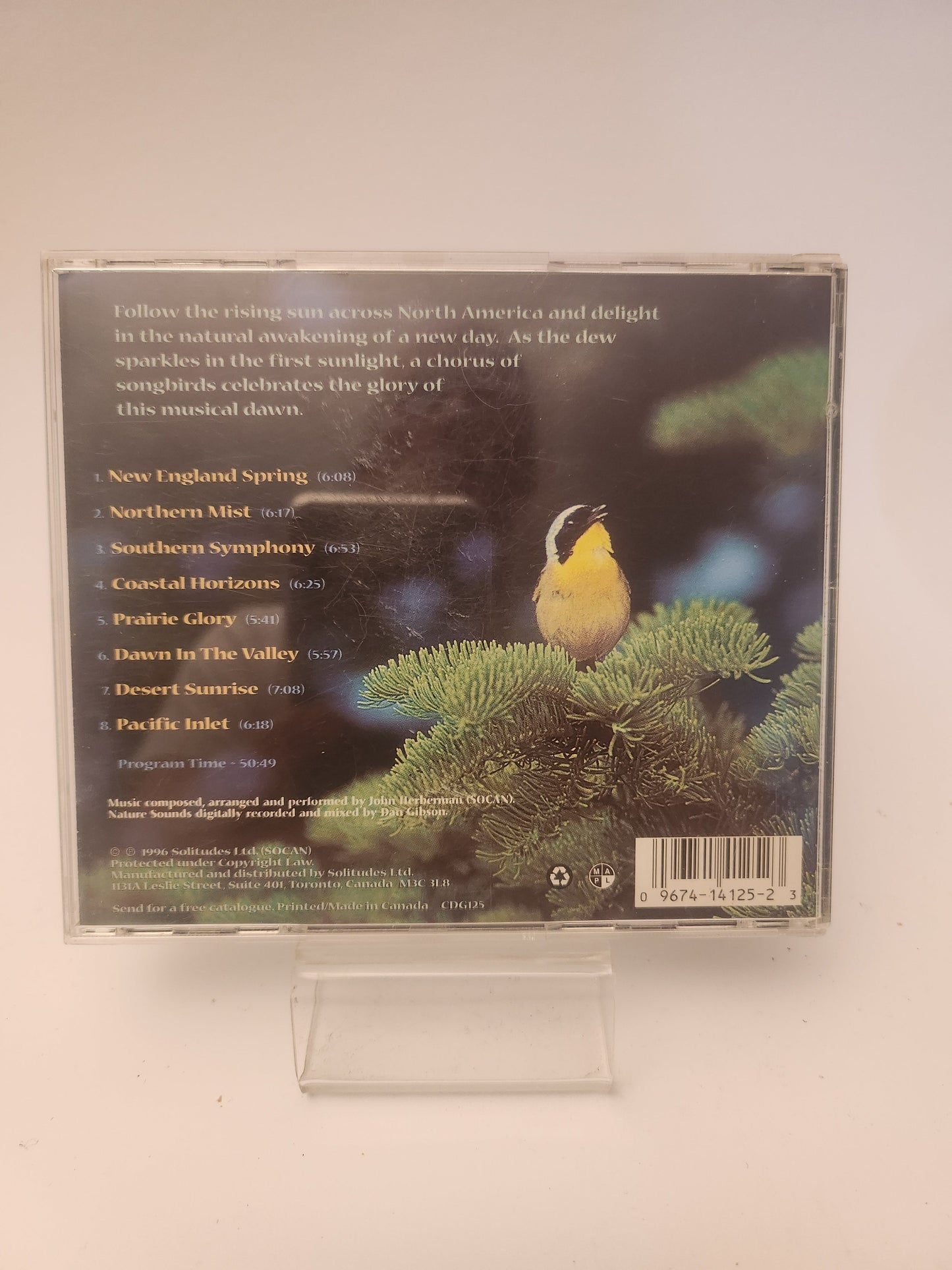 Songbirds at Sunrise CD - Cd