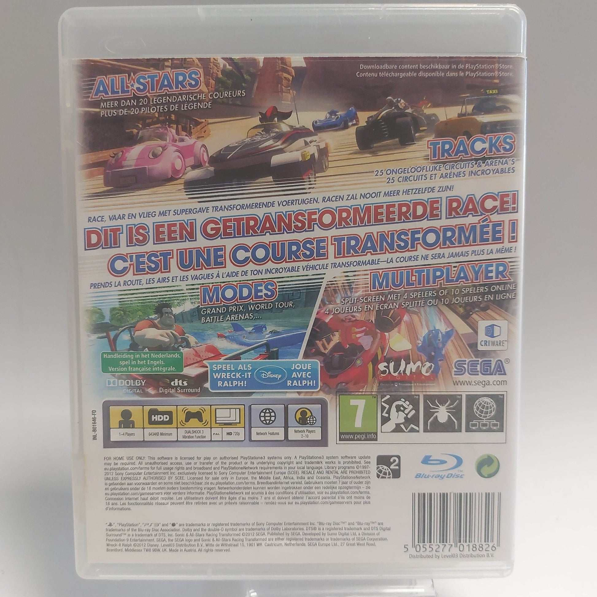Sonic & All-Stars Racing Transformed Playstation 3 - Feniks Gameshop