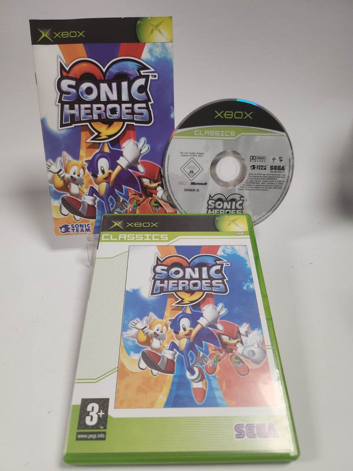 Sonic Heroes Classics Xbox Original - Feniks Gameshop