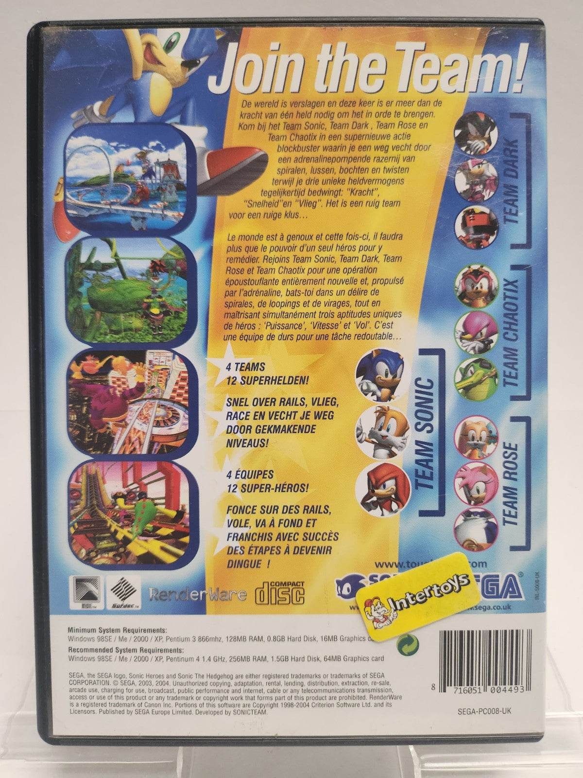 Sonic Heroes (No Book) PC - Feniks Gameshop