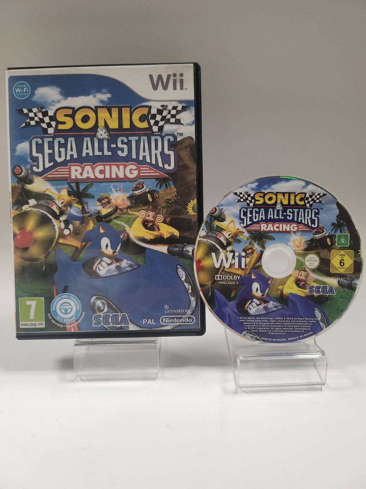Sonic & Sega All-stars Racing (Copy Cover) Nintendo Wii - Feniks Gameshop