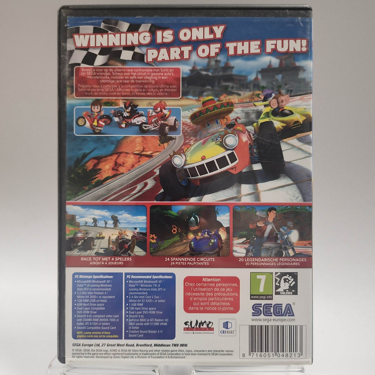 Sonic & Sega All-stars Racing (No Book) PC - Feniks Gameshop