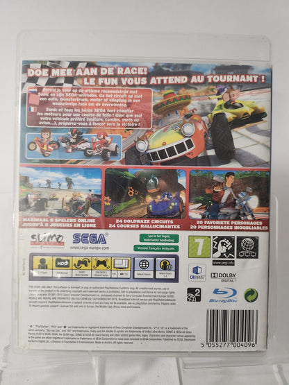 Sonic & Sega All-stars Racing (No Book) PlayStation 3 - playstation 3 Games